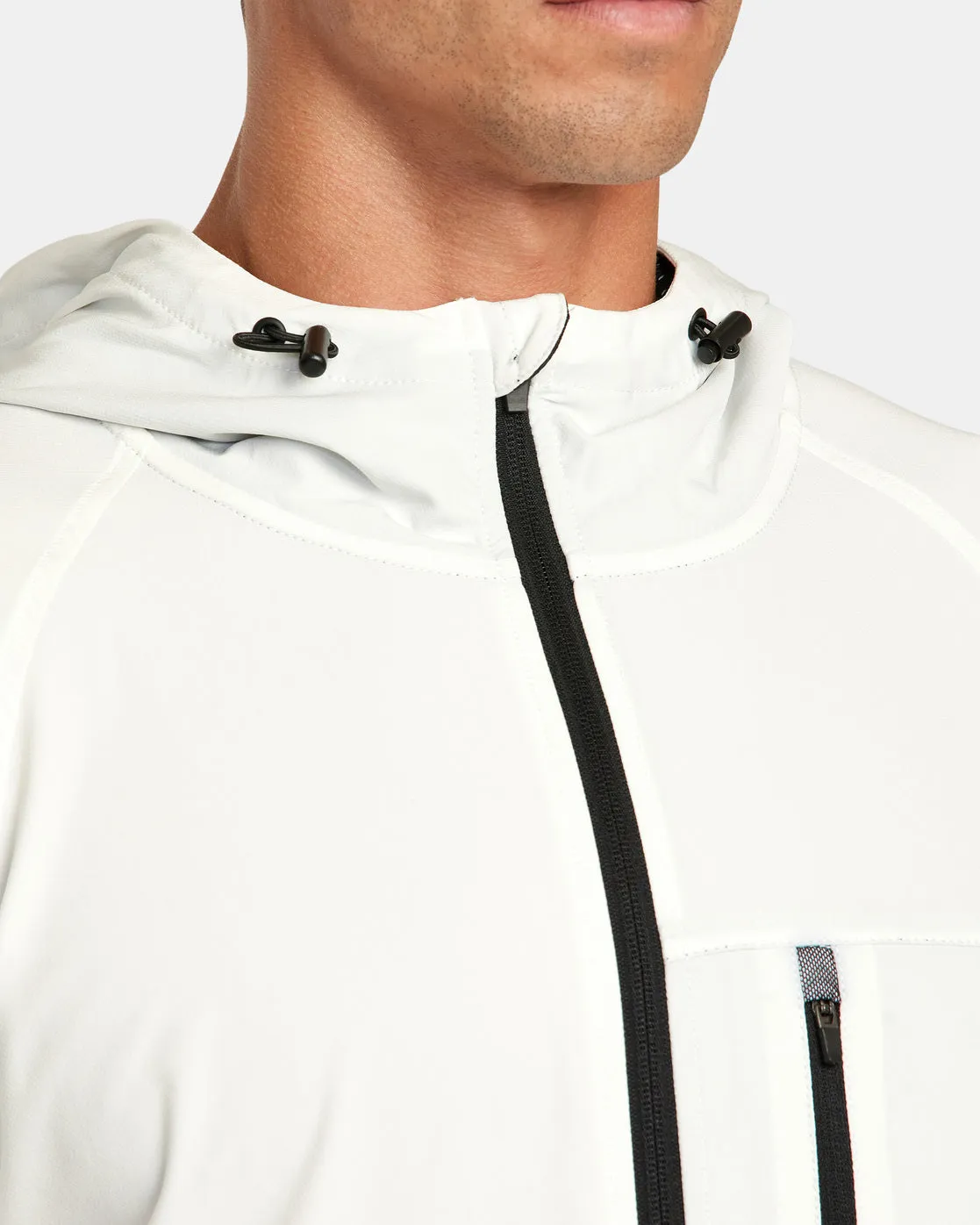 Yogger Zip-Up Hooded Jacket II - Off White