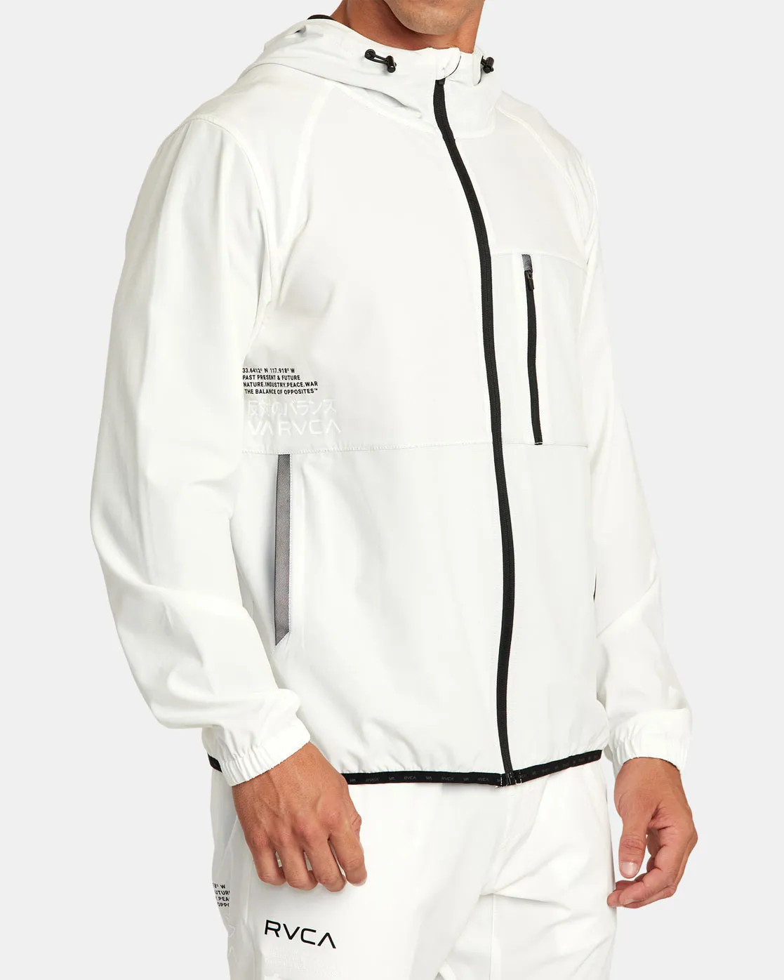 Yogger Zip-Up Hooded Jacket II - Off White