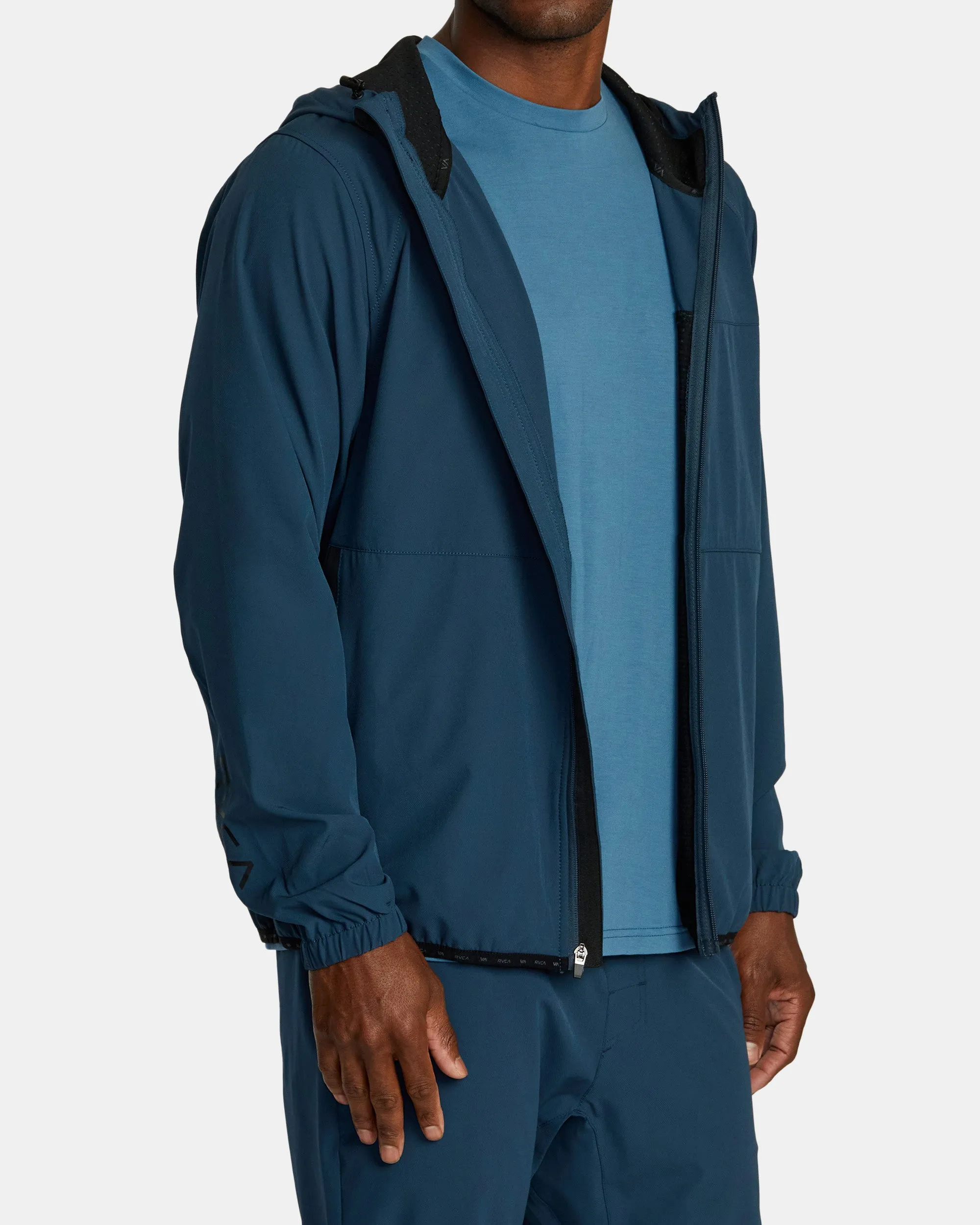 Yogger Zip-Up Hooded Jacket II - Petrol Blue