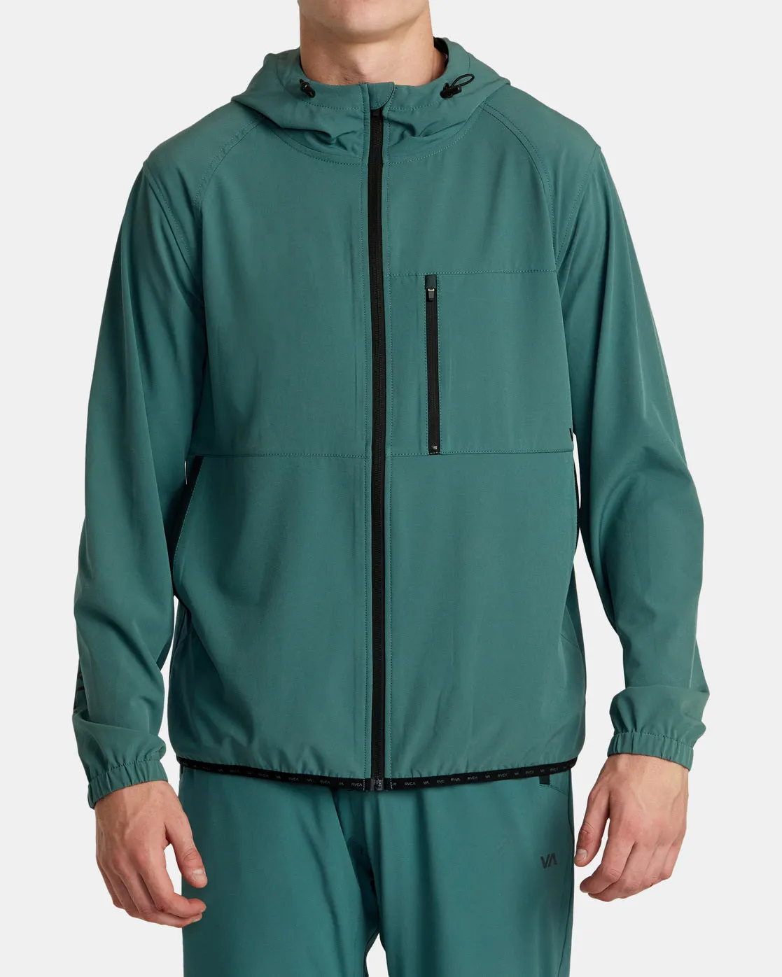 Yogger Zip-Up Hooded Jacket II - Pine Grey