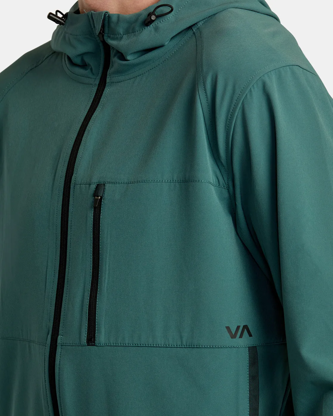 Yogger Zip-Up Hooded Jacket II - Pine Grey